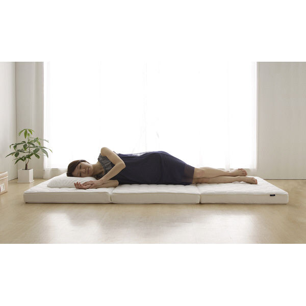 アイリスオーヤマ マットレス シングル 折りたたみ 三つ折り 高反発