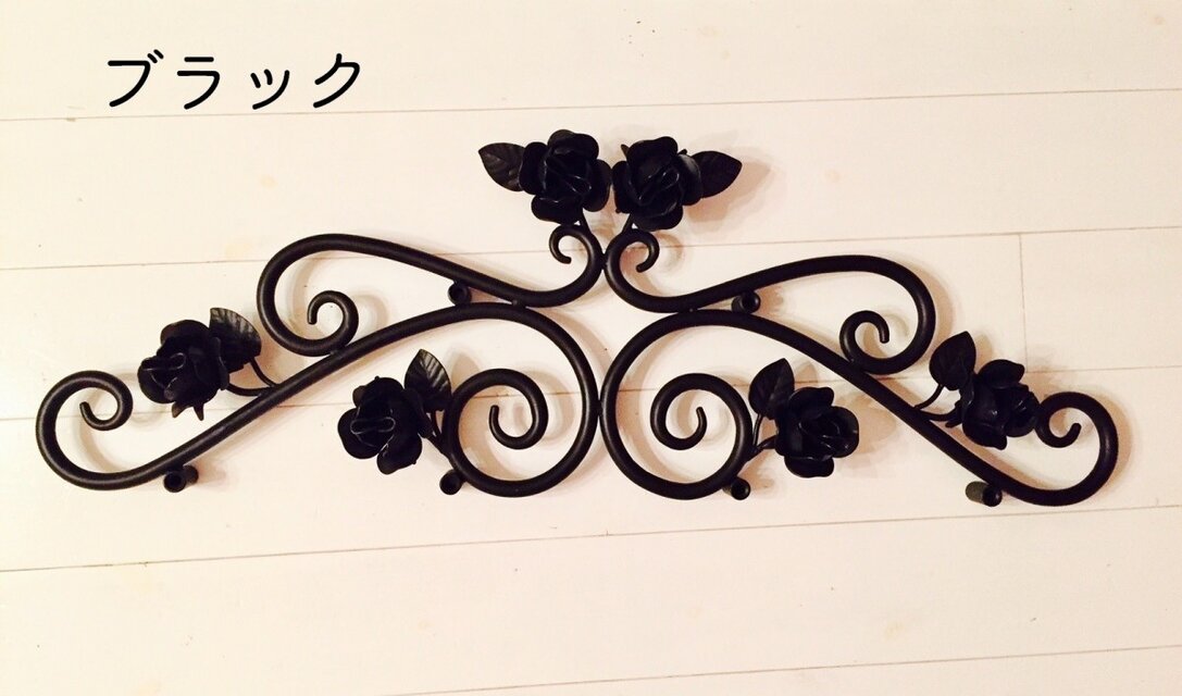 国産☆アイアン製 薔薇の妻飾り オリジナルデザイン☆ローズ 外壁装飾