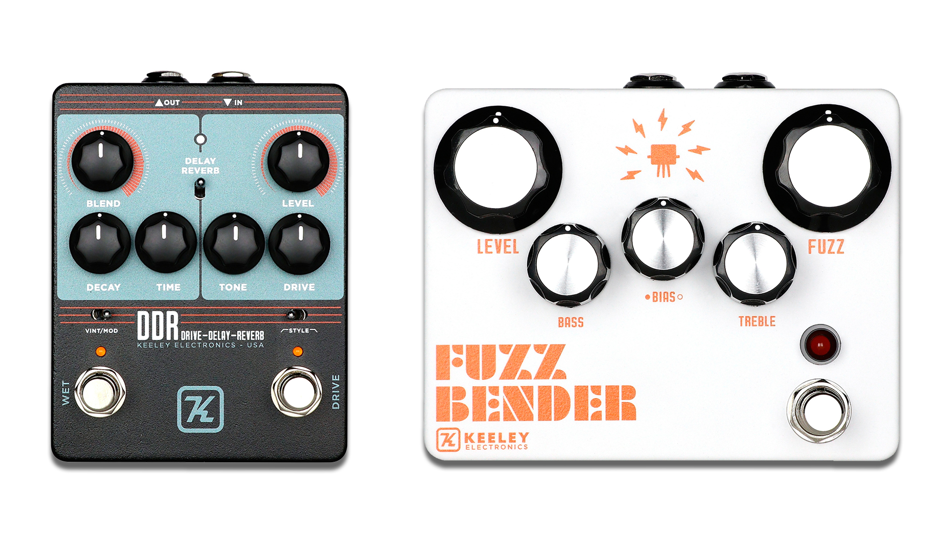 Keeley DDR Drive Delay Reverb & Fuzz Bender pedals review | Guitar