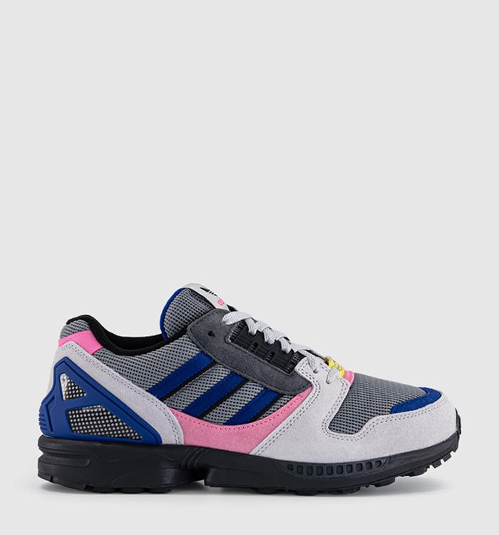 adidas ZX8000 Trainers Blue Glow Blue Glow Unity Purple - Men's