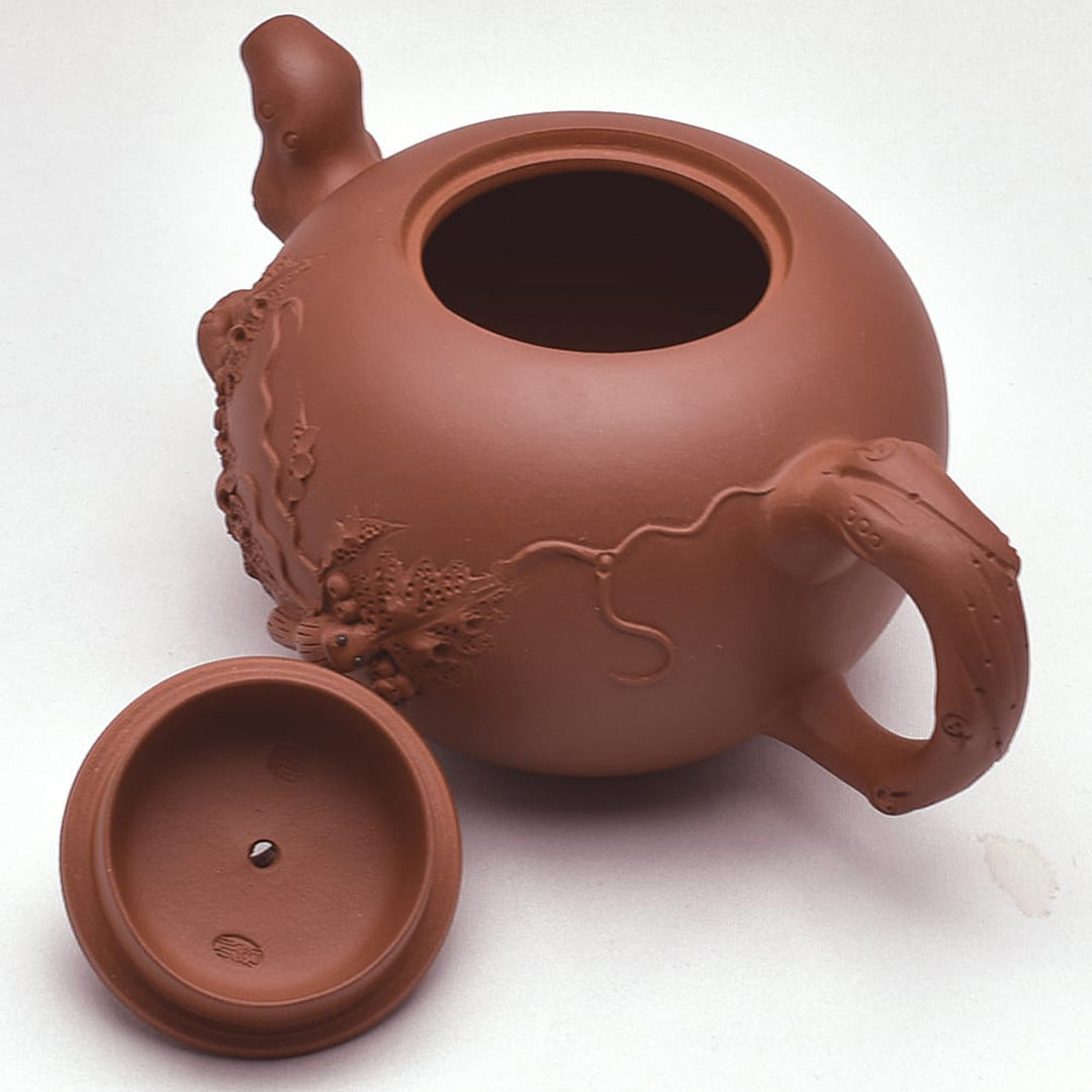 中国の急須 宜興紫砂壺 松鼠葡萄（王兆春）｜中国茶器の天香茶行