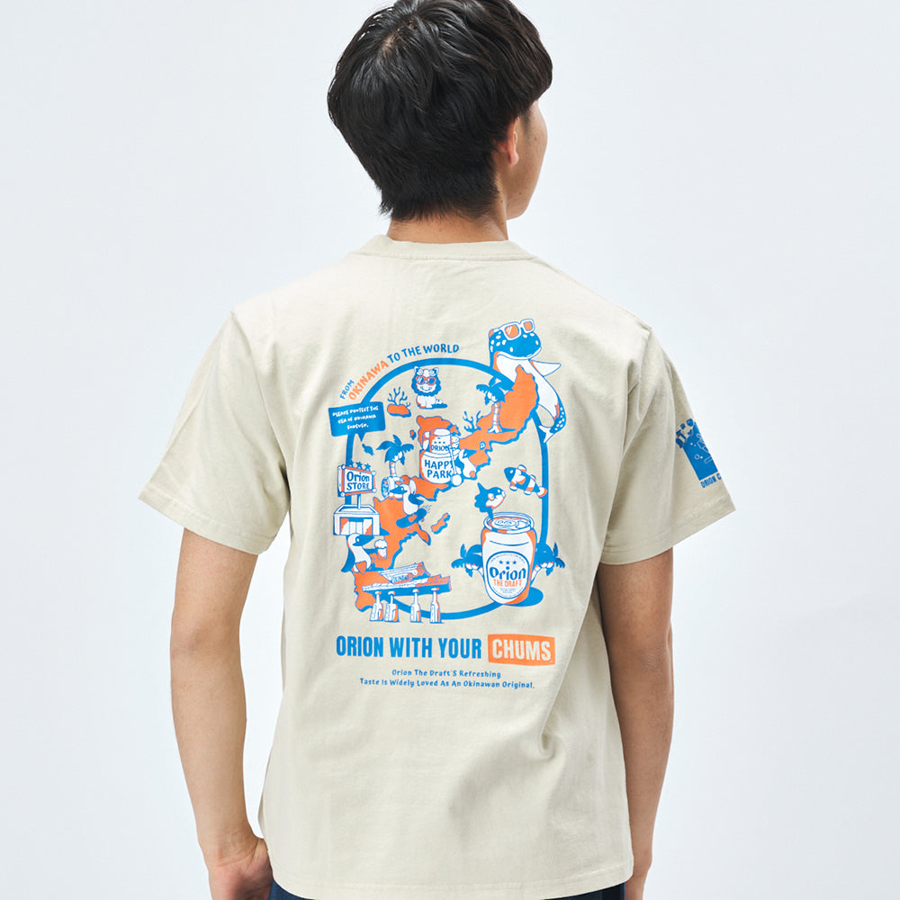 チャムスコラボ】OKINAWA CALLING T-Shirt GREIGE – オリオンビール