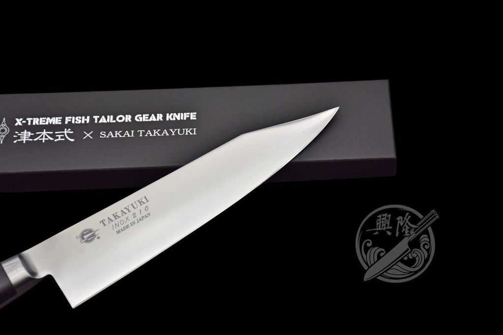 興隆刀剪行〕津本式x 堺孝行聯名商品鬼斬INOX 210mm