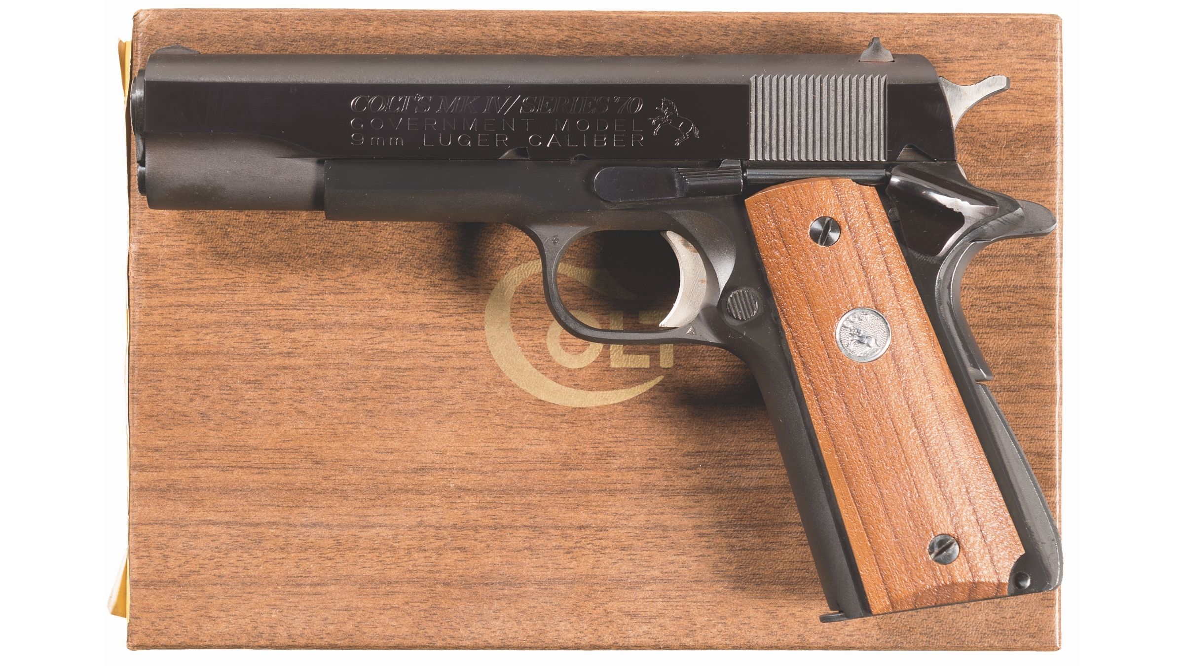 Colt Mk IV Series 70 Government Model Pistol in 9mm Luger | Rock