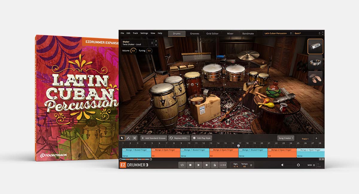 Latin Cuban Percussion EZX | Toontrack