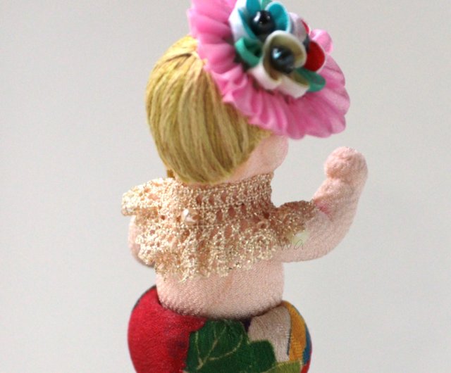 BJD ちりめん細工の金魚の人魚 アートドール 創作人形 Asou Miwa