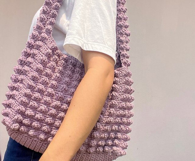 タイ バブルバッグ かぎ針編み ショルダーバッグ かわいい