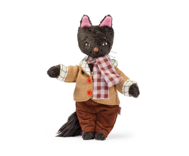 台湾 フランスのムーラン・ロティ ミヌッチャシリーズ 子猫レオン人形