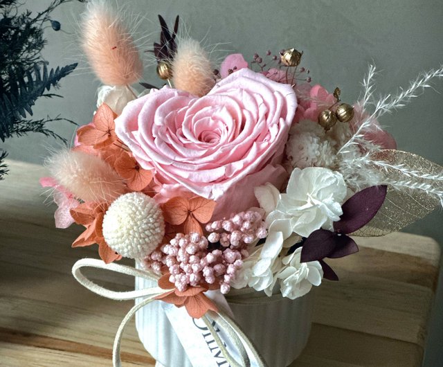 台湾 ローズハート プリザーブドフラワーシリーズ テーブルフラワー