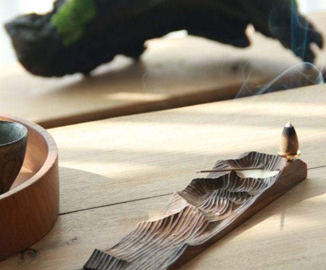 雲海香立て | お香立て | お香 | お香立て |ブラックウォールナットと