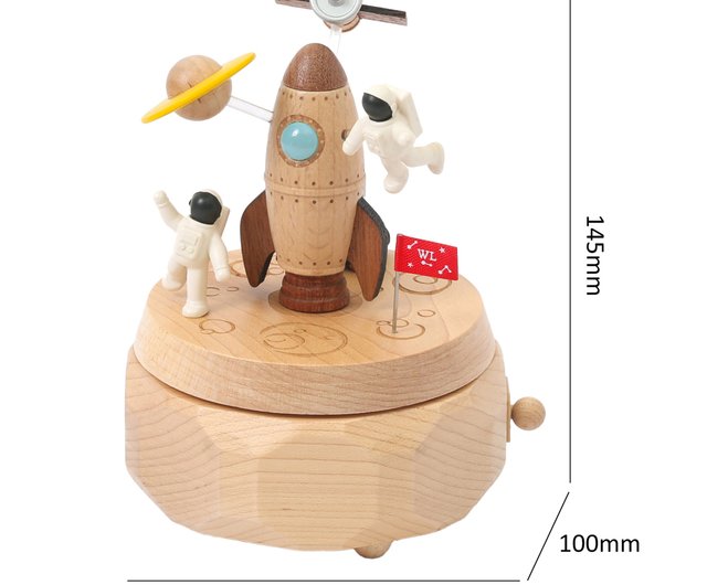 台湾 【スペースウォーク】二重回転オルゴール | Wooderful life