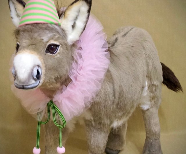 送料無料】ロシア オーダーメイド。特注のロバ。ぬいぐるみのロバ