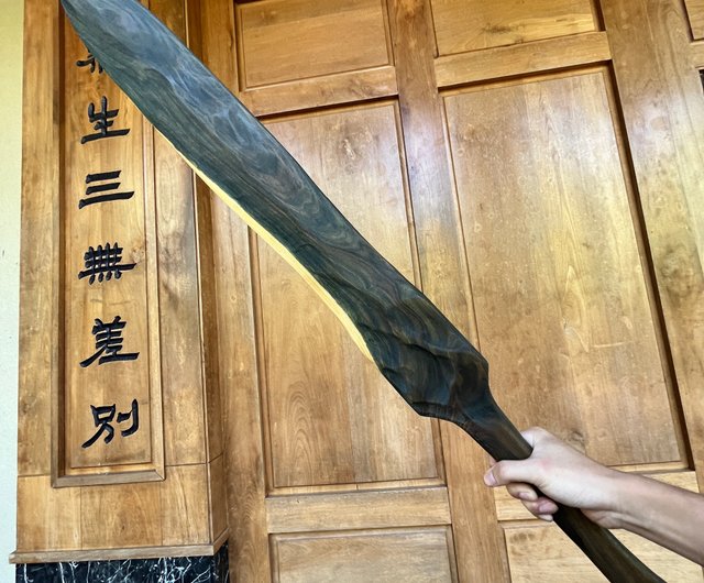 台湾 刀剣 魔剣 緑 美術木刀コレクション 木刀 手作り木刀グリーン白檀