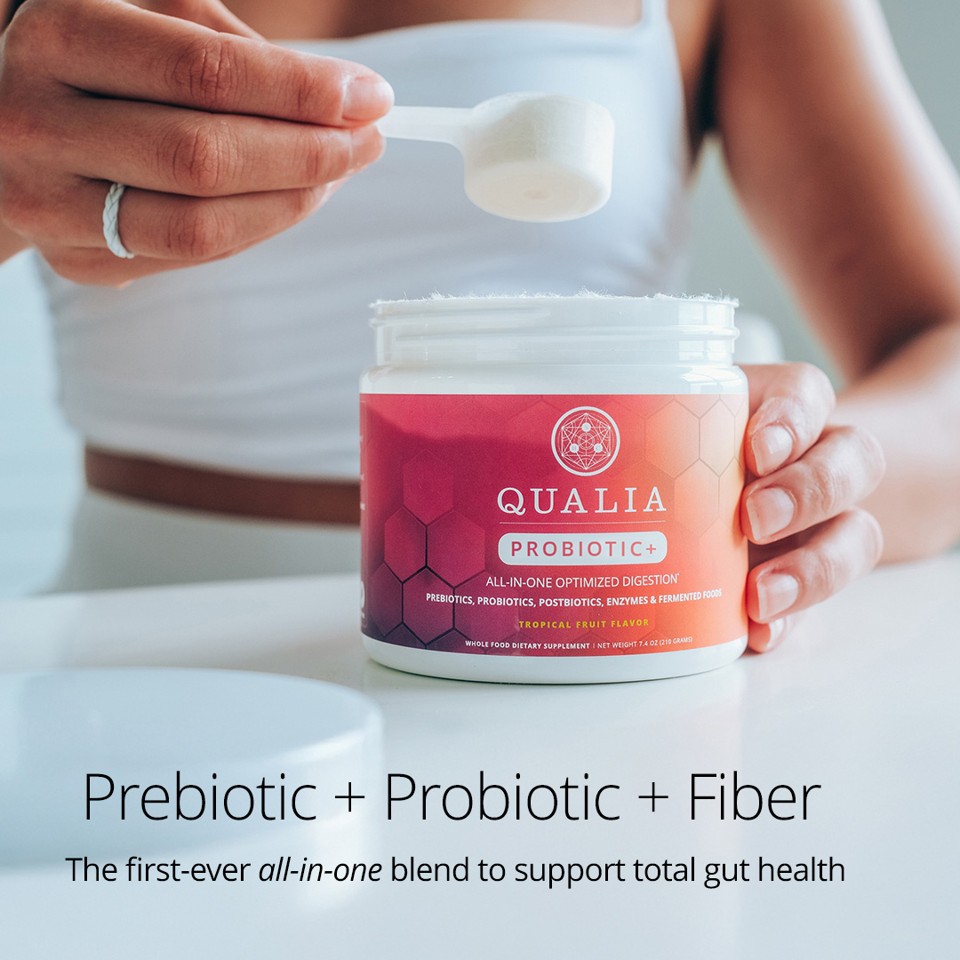 Qualia Probiotic+: All-In-One Gut Support For Digestion and Brain