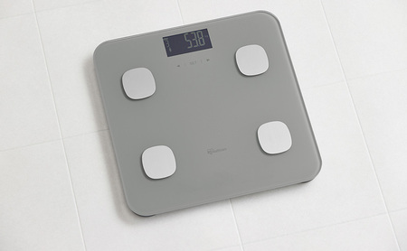 体重計 体組成計 IBCM-B212-H グレー アイリスオーヤマ 薄型 体重 体