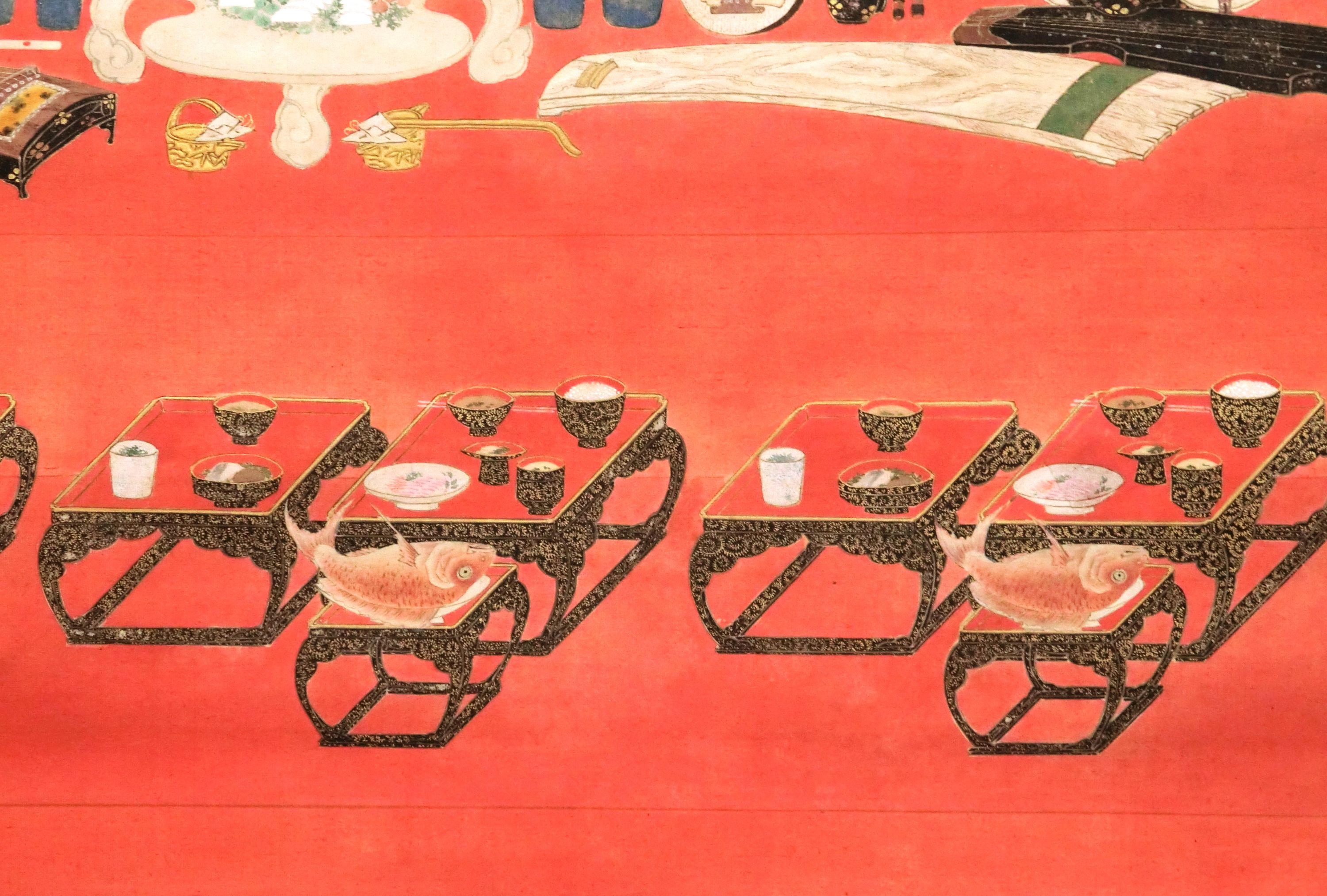 作品詳細: 狩野洞庭教信雛飾り図