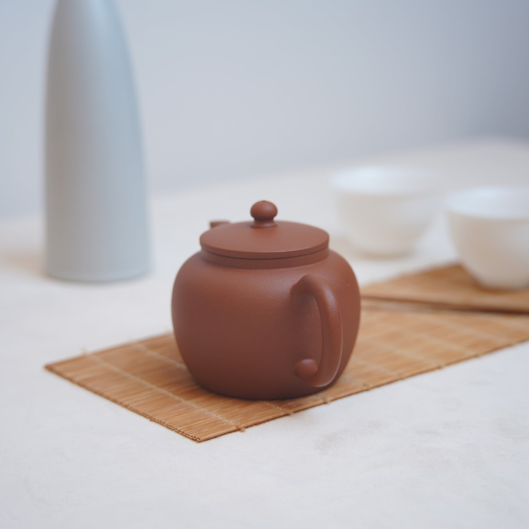 已售出）*新品*【蓮芯壺】全手工原礦朱泥紫砂茶壺– Cha-Tailor Tea