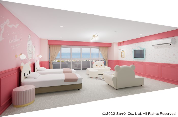 リラックマ／コリラックマルーム」がホテル「マホロバ・マインズ三浦