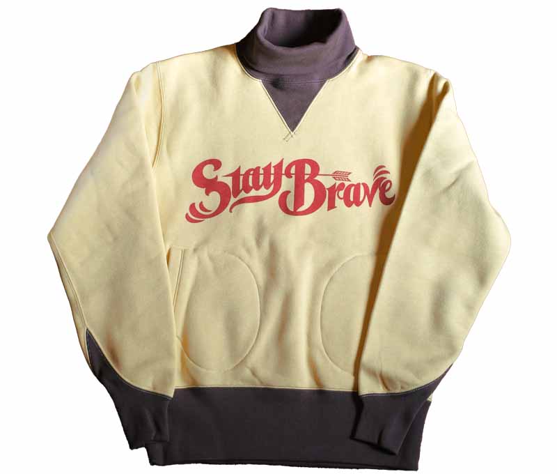 FREEWHEELERS＆Co. 2024 STAY BRAVE 別注タートルネックスウェット