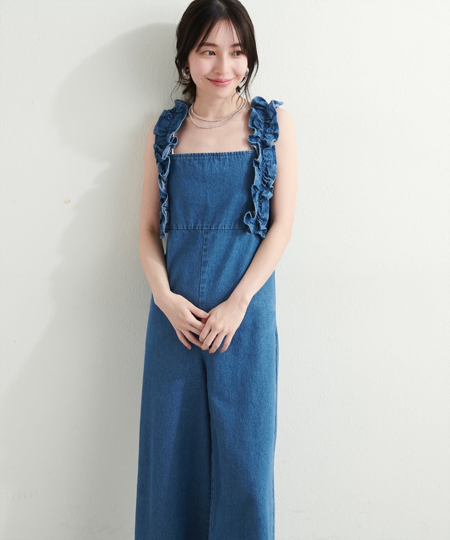 8オンスデニムオールインワン | natural couture(ナチュラルクチュール