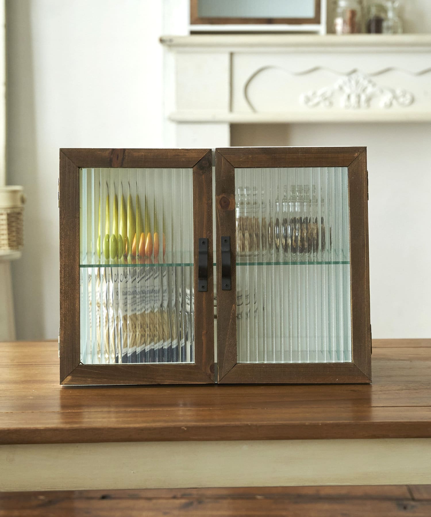 WEB限定オールドウッド両開きキャビネット | salut!(サリュ)ライフ