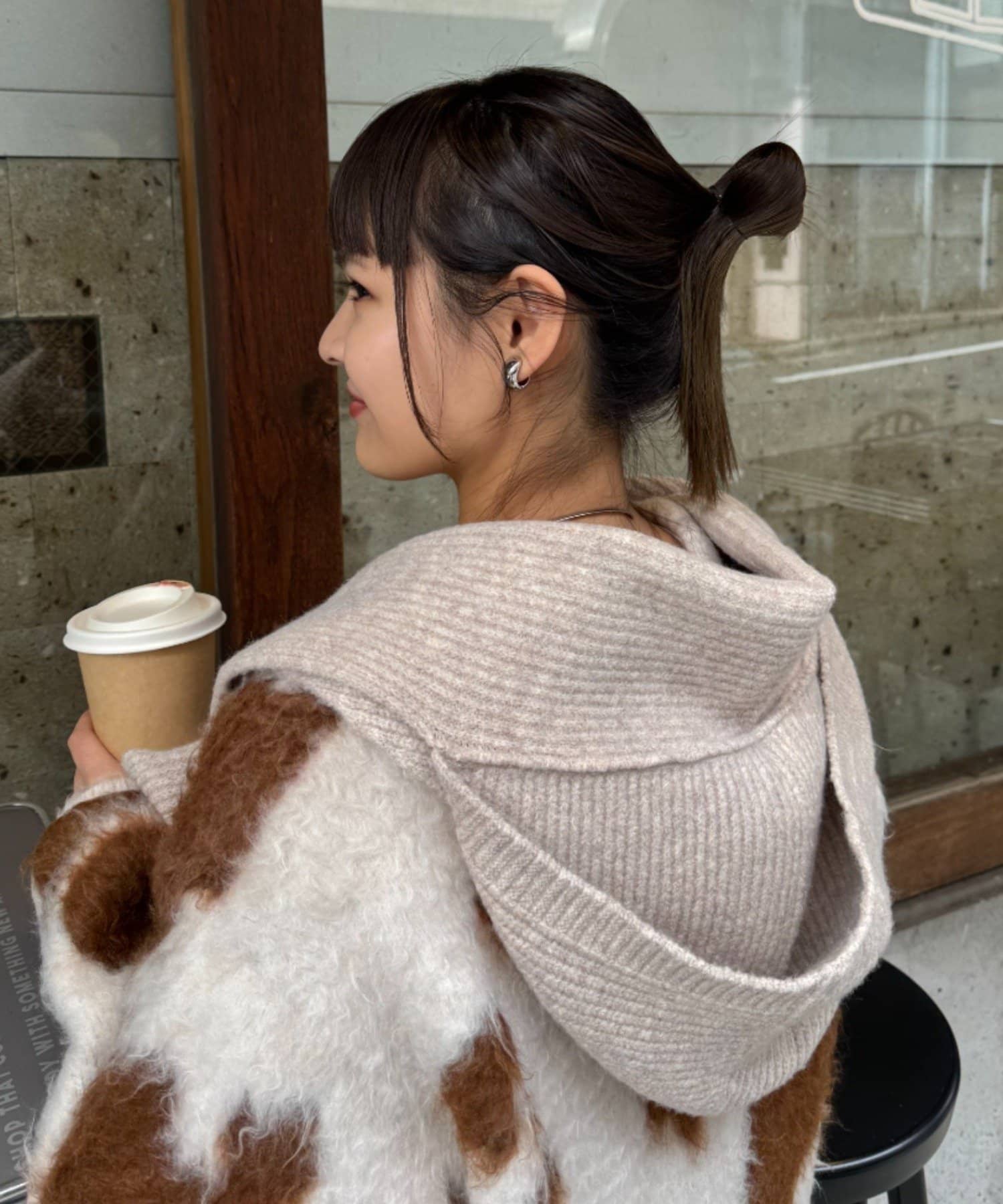 フード付きスカーフマフラー | CIAOPANIC TYPY(チャオパニックティピー