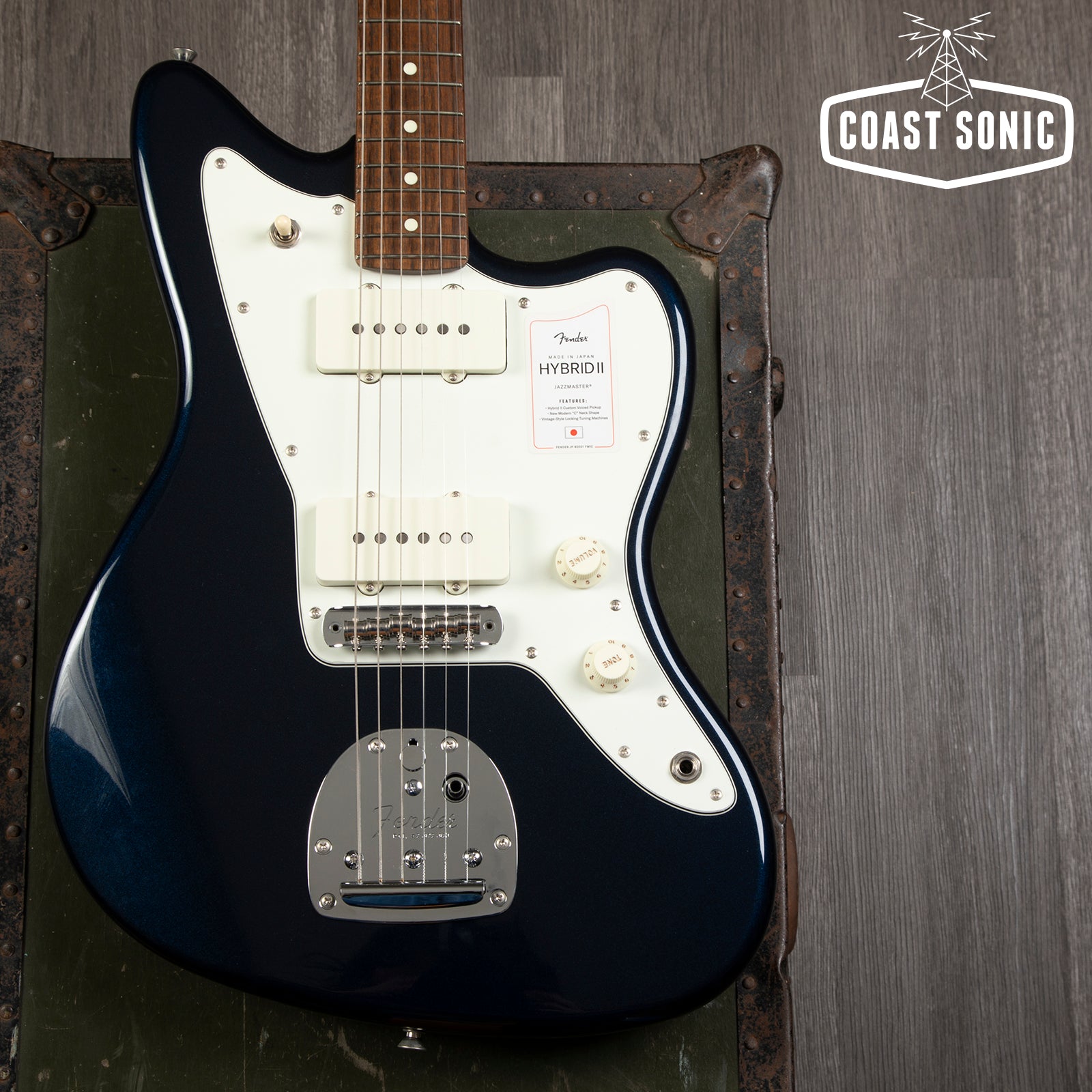 2021 Fender Hybrid II Jazzmaster Made in Japan - Gunmetal Blue