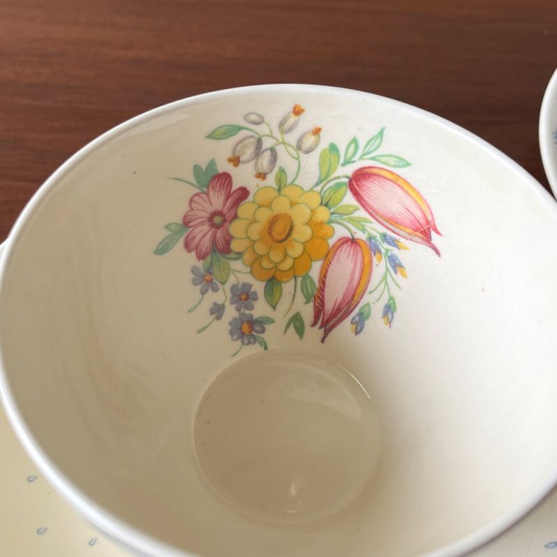 スージークーパー プランタン カップ＆ソーサー トリオ ブルー