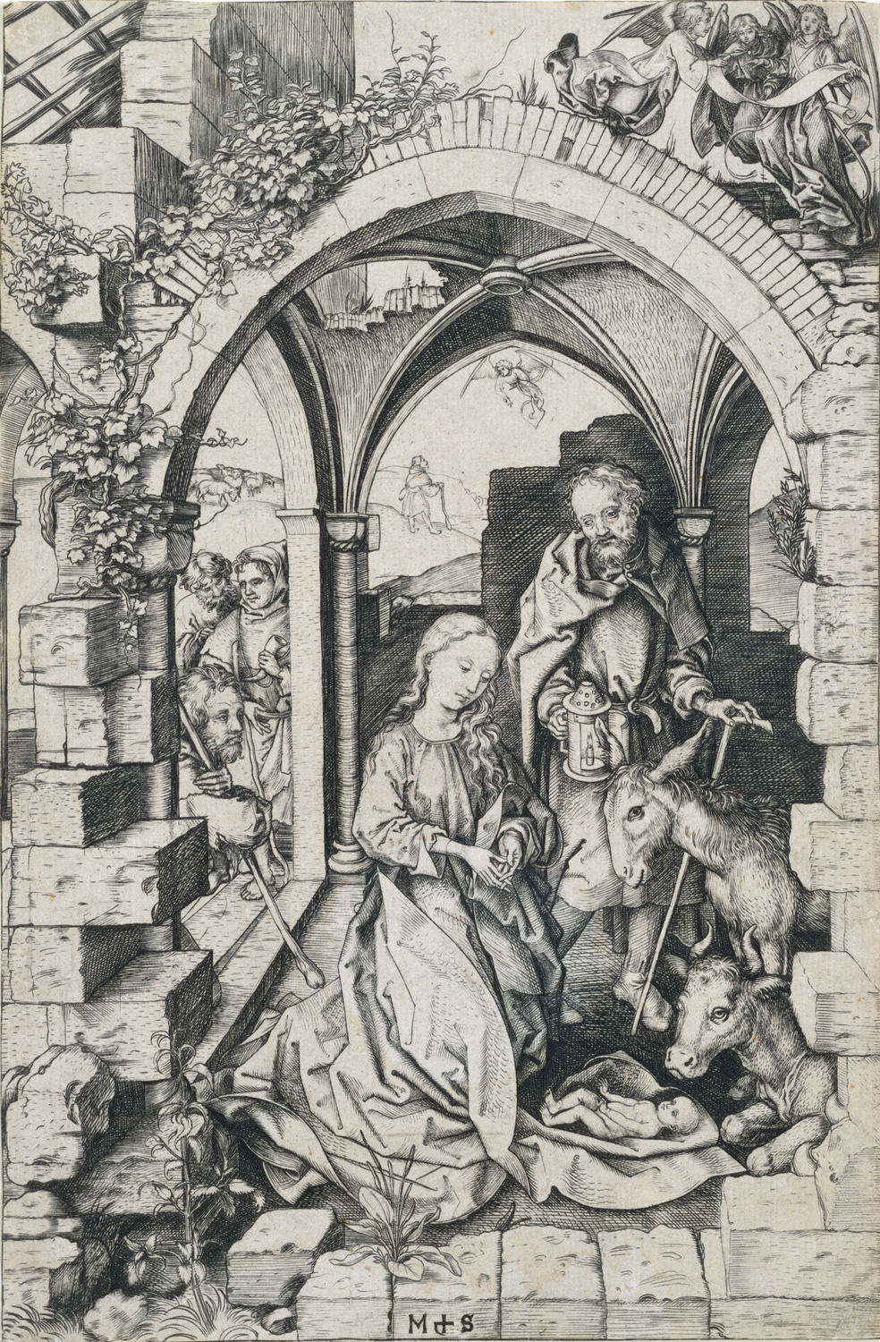 キリスト降誕|マルティン・ショーンガウアー |所蔵作品検索｜国立西洋