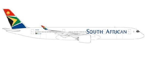 534390 Herpa South African / 南アフリカ航空 A350-900 ZS-SDF 1:500