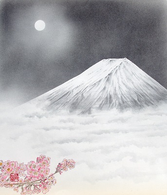 自然の雄・穏・静・寂の気を描く 墨章の水墨画｜湘南モールカルチャー