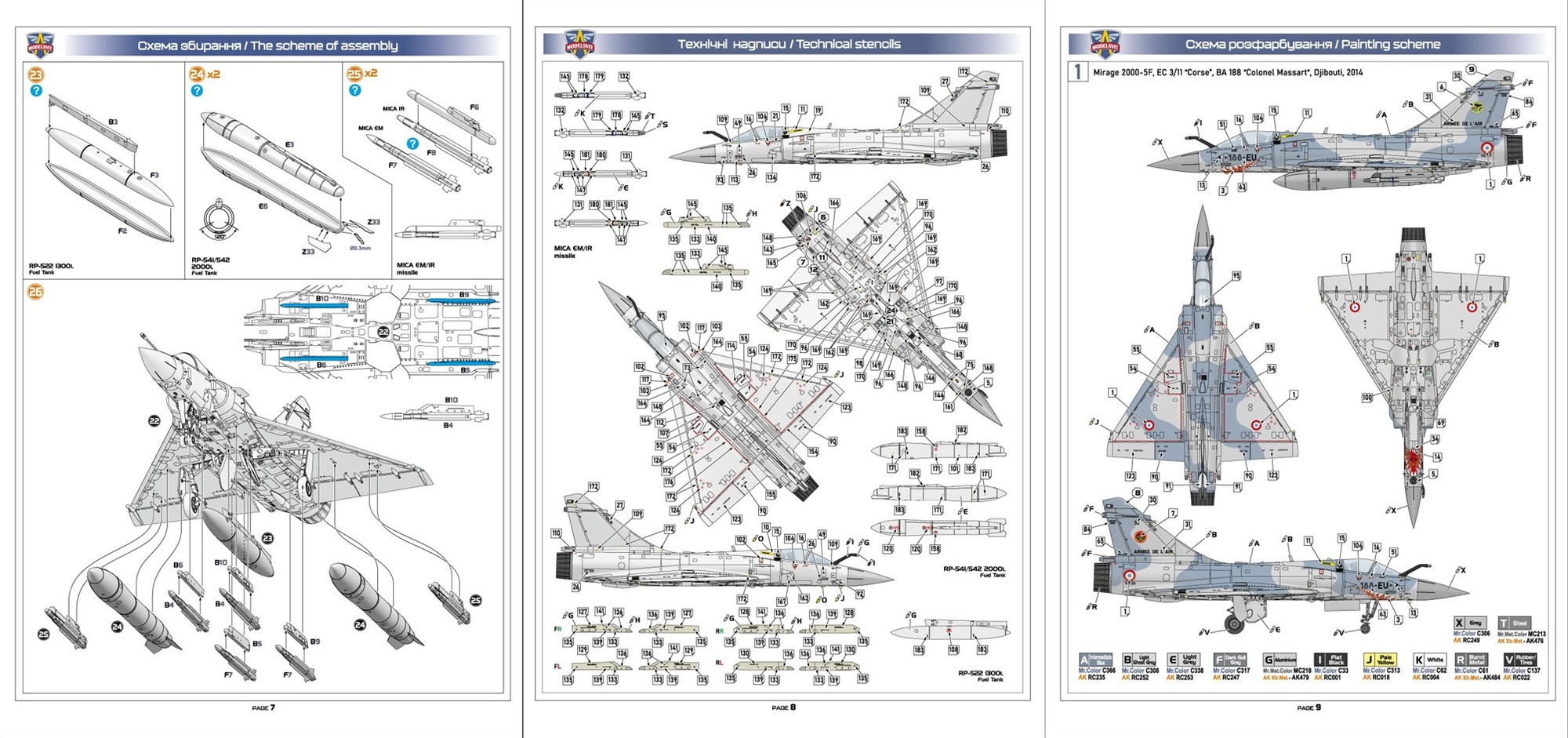1/72 ミラージュ2000-5F - (株)ビーバーコーポレーション