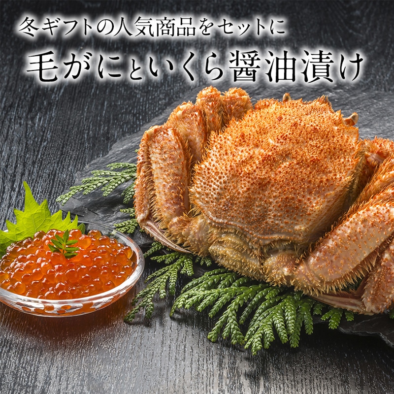 冷凍】カネコメ田中水産 毛がに・いくらセット｜郵便局のネットショップ