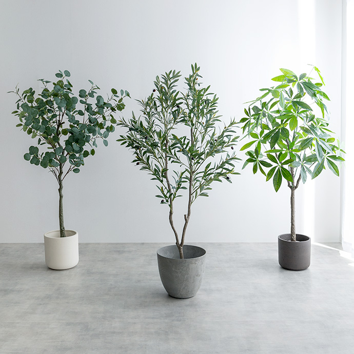 g162011]【高さ130cm】Nature 光触媒人工観葉植物 ユーカリ 観葉植物