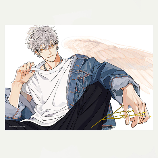 ヒズ・リトル・アンバー]【受発注】箔押し複製サイン入りA4アクリル