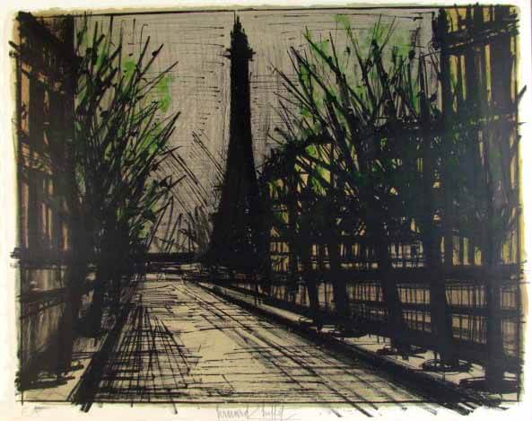 ベルナール ビュッフェ エッフェル塔（アルバムパリ）