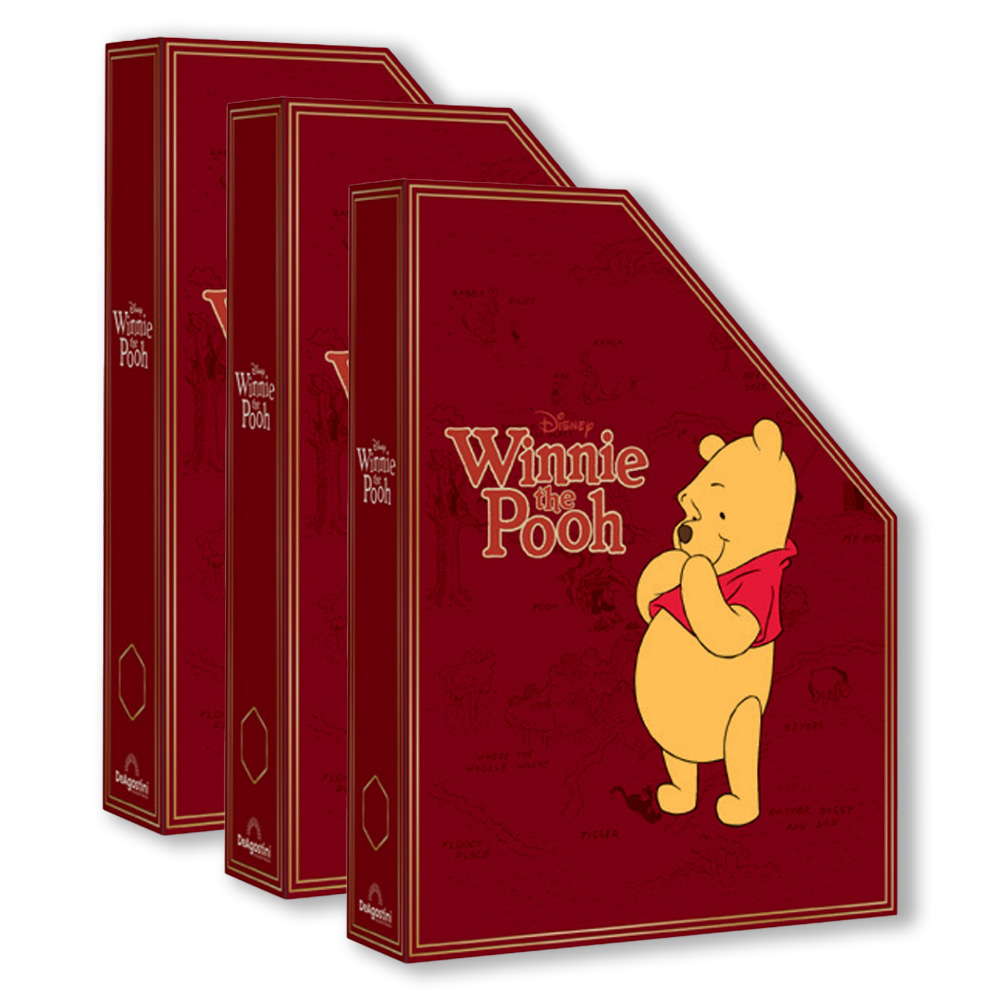 つくって あつめる プーさんと森の仲間たち【特価】マガジンケース3個