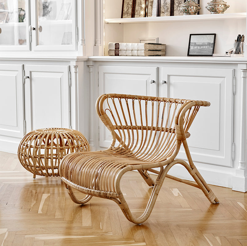 Fox Natural Rattan Lounge Chair - Sika - Dear Keaton