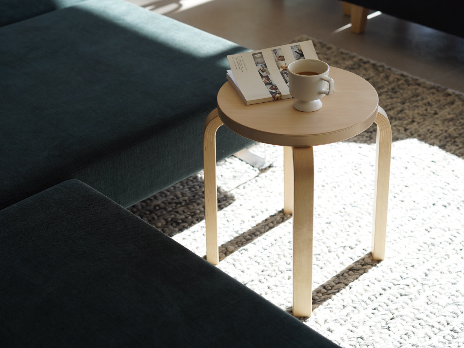 artek (アルテック) STOOL E60（スツールE60） 4本脚 ナチュラル