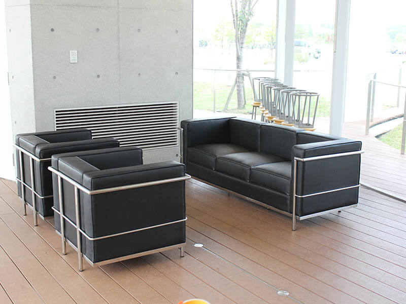 コルビジェ 応接 オフィスソファセット 3P+1P2脚 （Le Corbusier