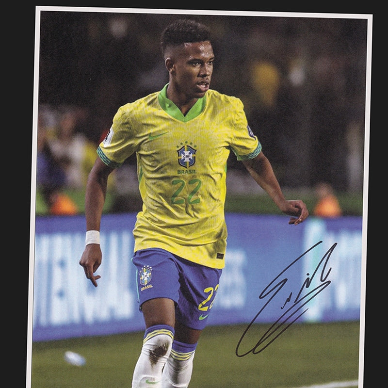 メモラビリア】エステバン直筆サイン入りブラジル代表2024フォト特製