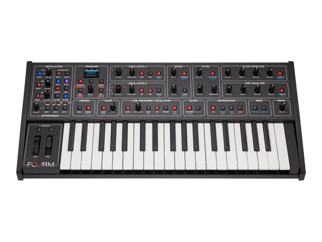 コンパクトな4ボイス・アナログ・シンセサイザー｜Sequential、「Fourm