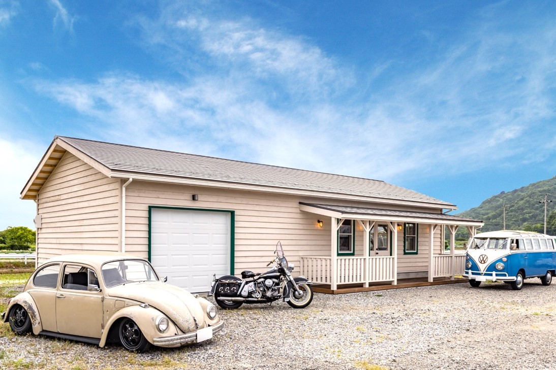 滋賀県彦根市に本格木造アメリカンガレージの展示場がオープン。2×4