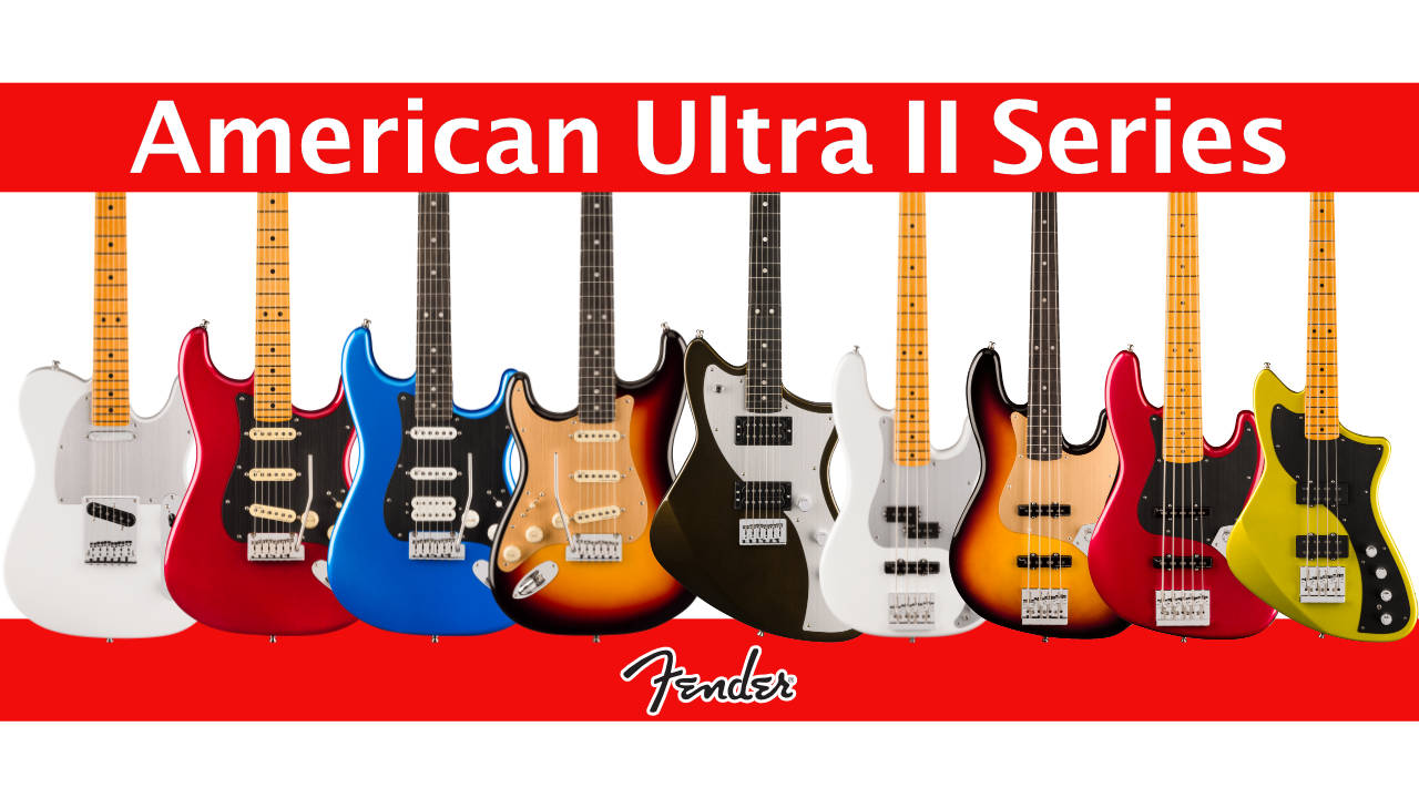 Fender American Ultra IIシリーズのギター＆ベースが発売。