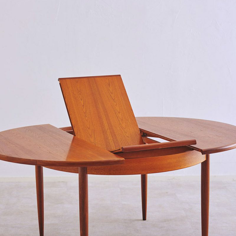 ジープラン ラウンド エクステンション ダイニング テーブル(天板のみ