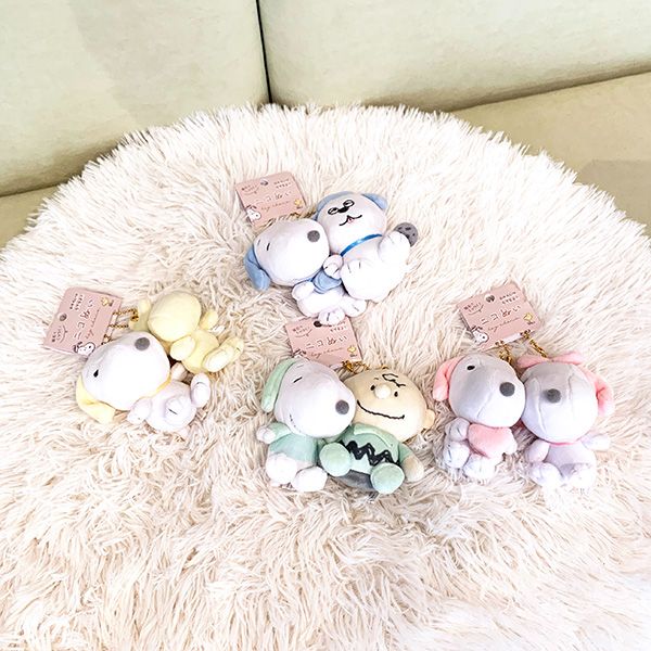 dショッピング |スヌーピー ニコぬいキーホルダー スヌーピー＆オラフ