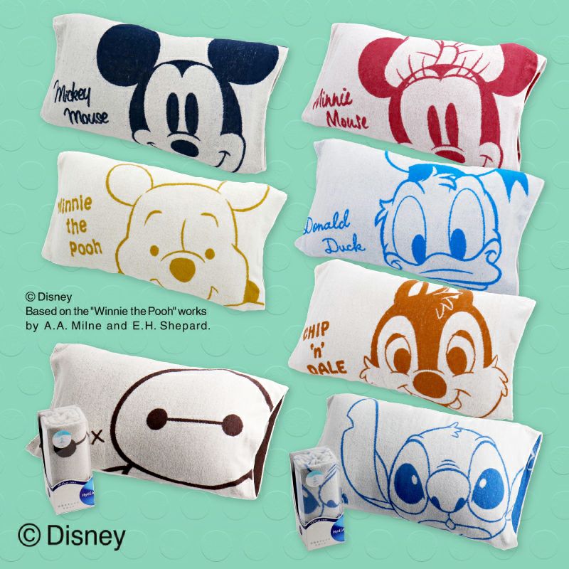 4】ハイドロ銀チタン(R)『Disney(ディズニー)』 枕カバー（ピロー