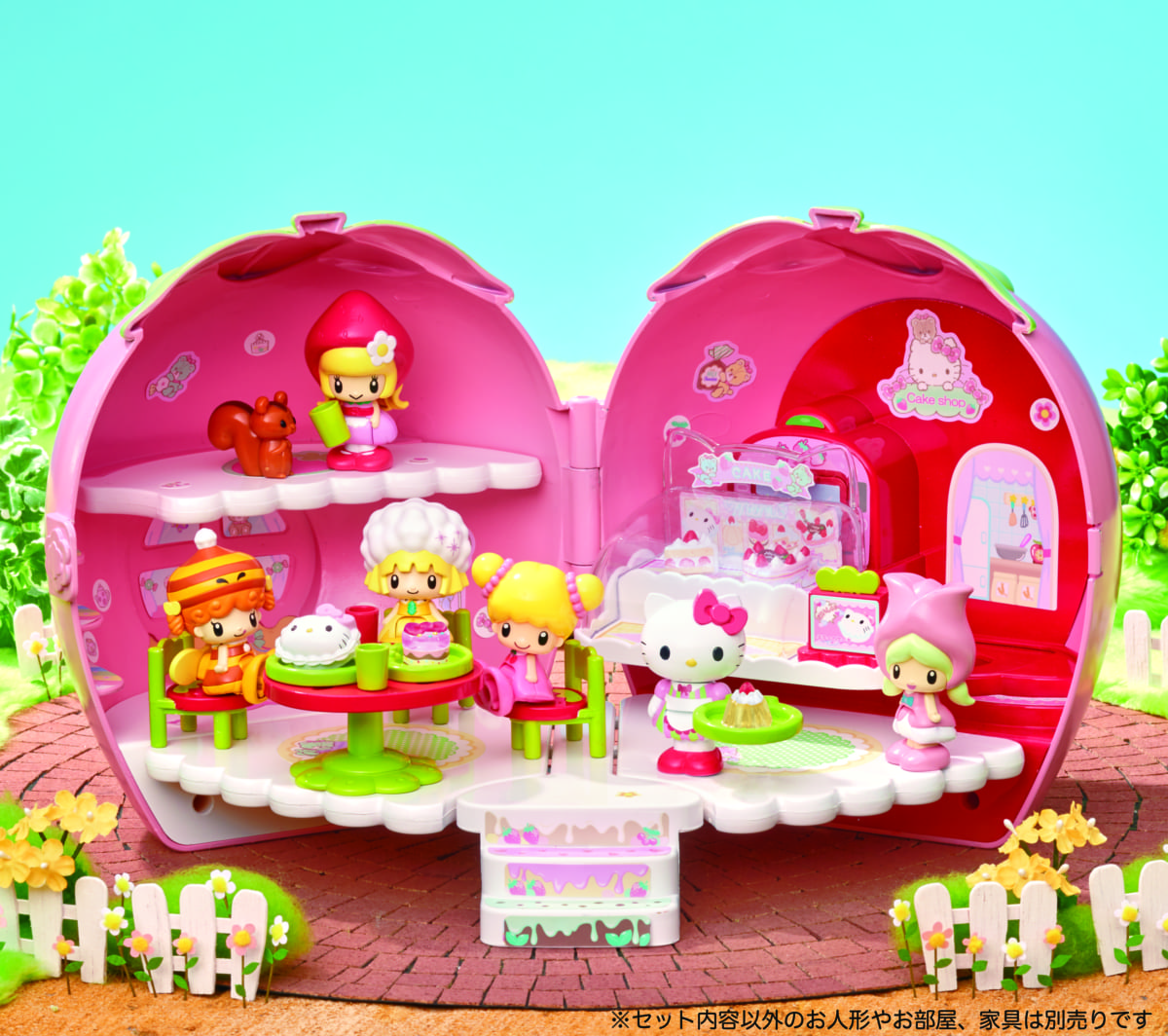 可愛いいちご形のケーキ屋さん！タカラトミー「こえだちゃん ハロー