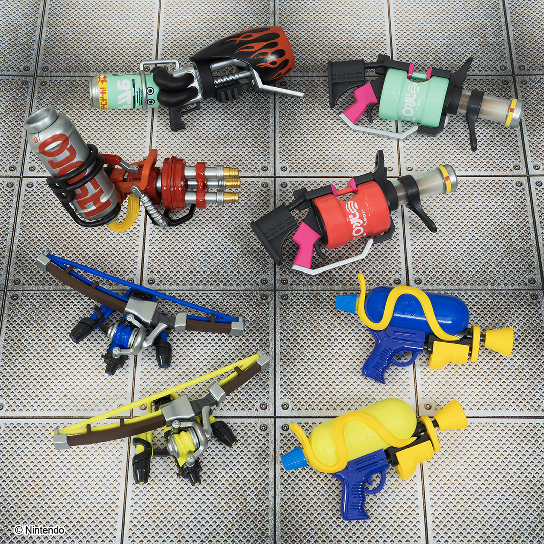 ゲーム中のウェポンがフィギュアに！バンダイ 食玩「スプラトゥーン3