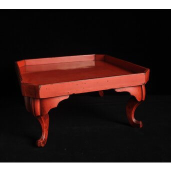 根来塗 脚付膳 Q050｜骨董店 のびる 古美術 骨董 和風建具 蔵戸 買取の